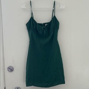 Sunday Best Forest Green Mini Dress